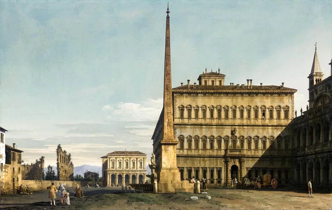 Veduta della Piazza di San Giovanni in Laterano
